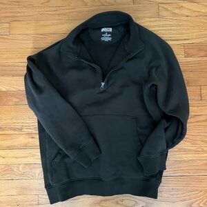 Duluth Trading Co Men's Dark Green Zip-Up Sweater